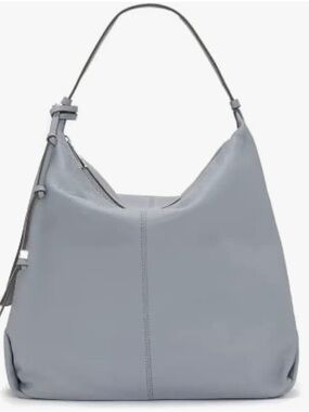 Vince Camuto Soft Hobo Shoulder Bag - Light Gray Blue
